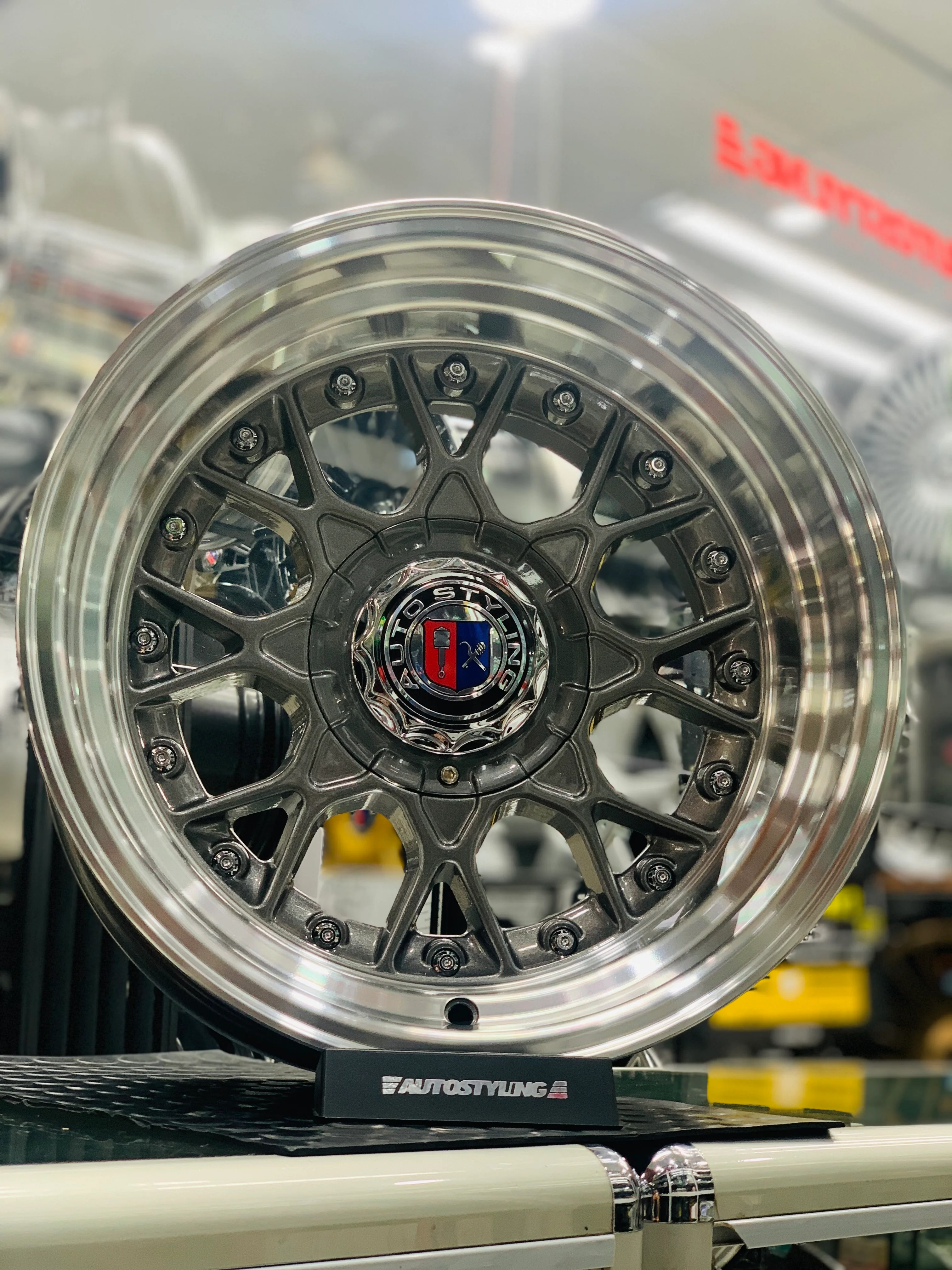 15'' AS- RC2 GUNMETAL   4/100 4/114 WHEELS - Image 3