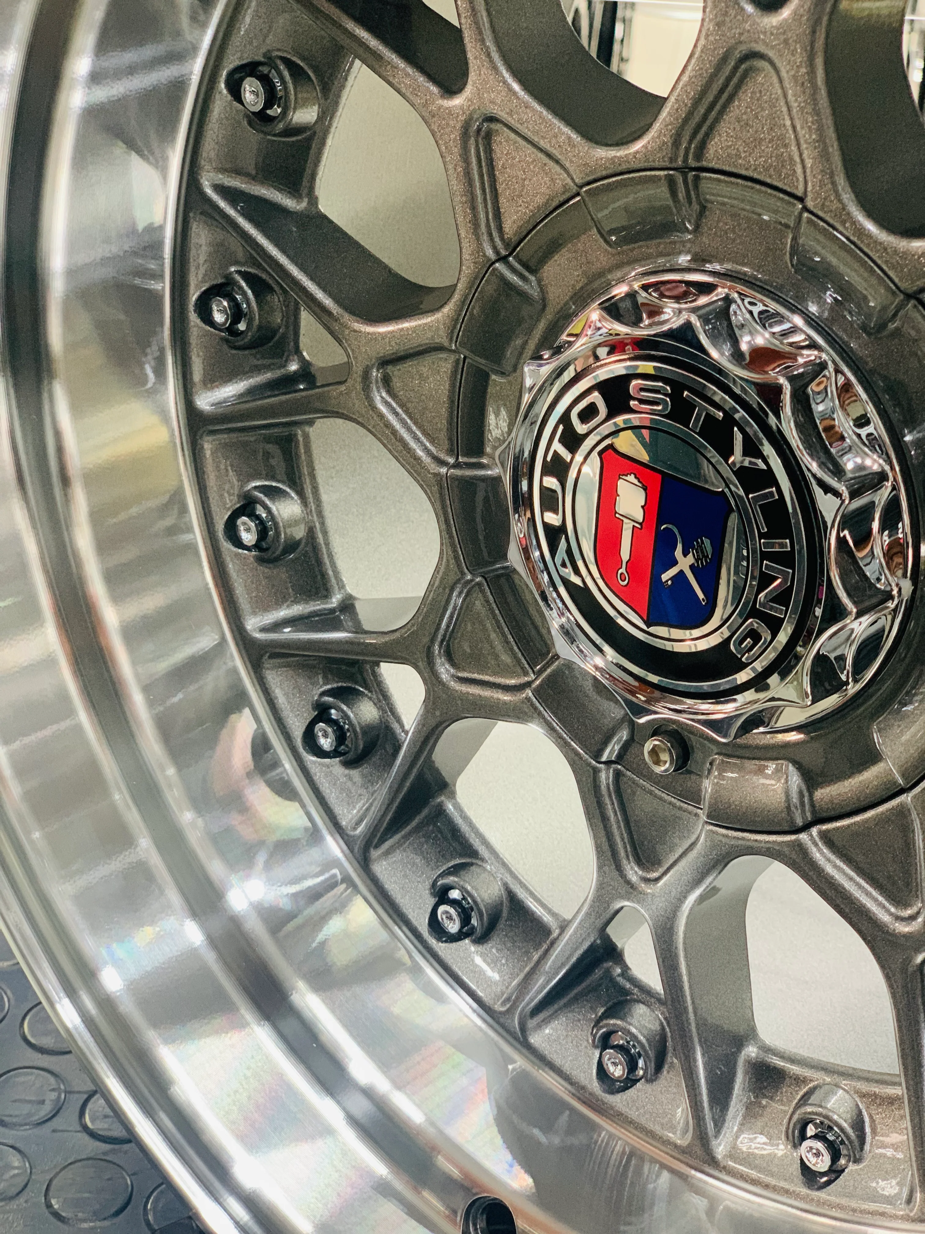 15'' AS- RC2 GUNMETAL   4/100 4/114 WHEELS - Image 5