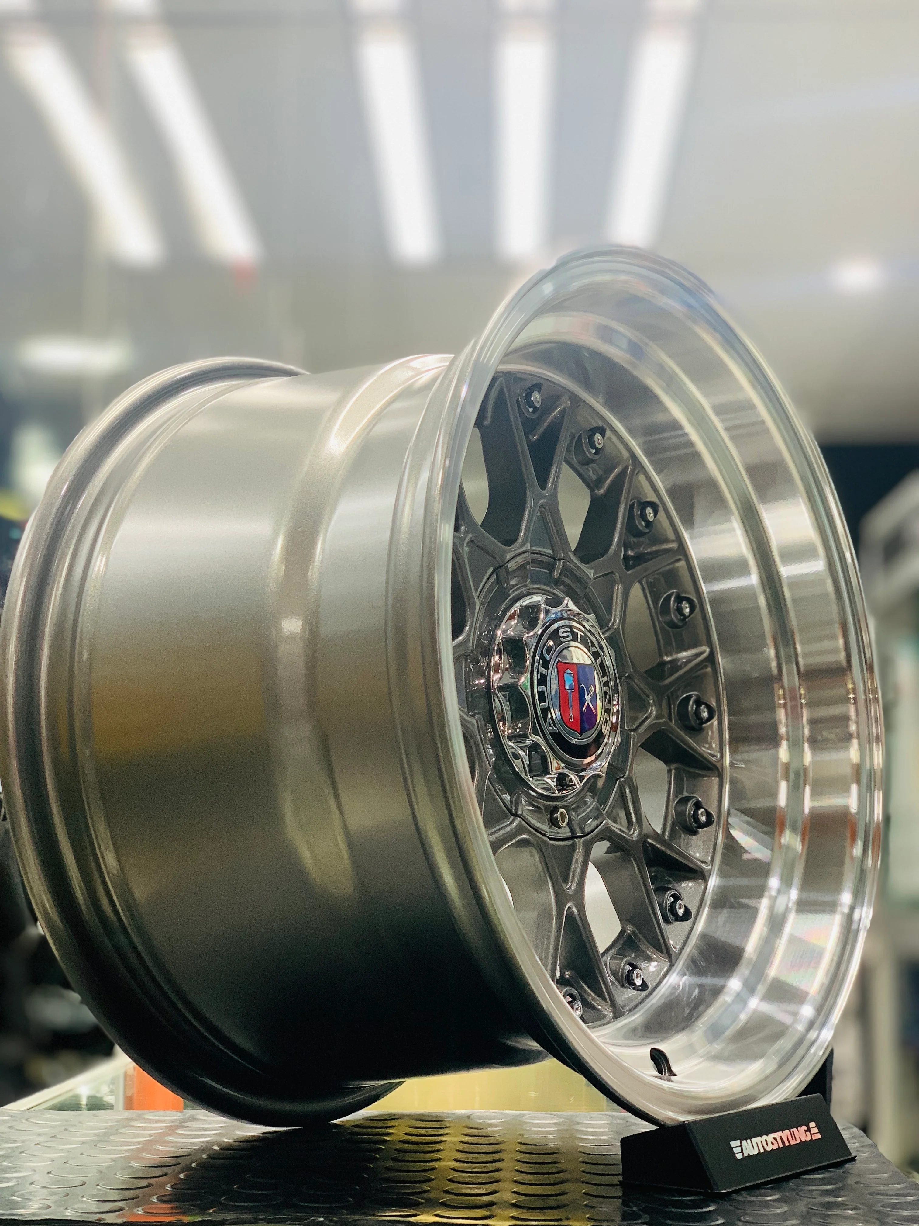 15'' AS- RC2 GUNMETAL   4/100 4/114 WHEELS - Image 7