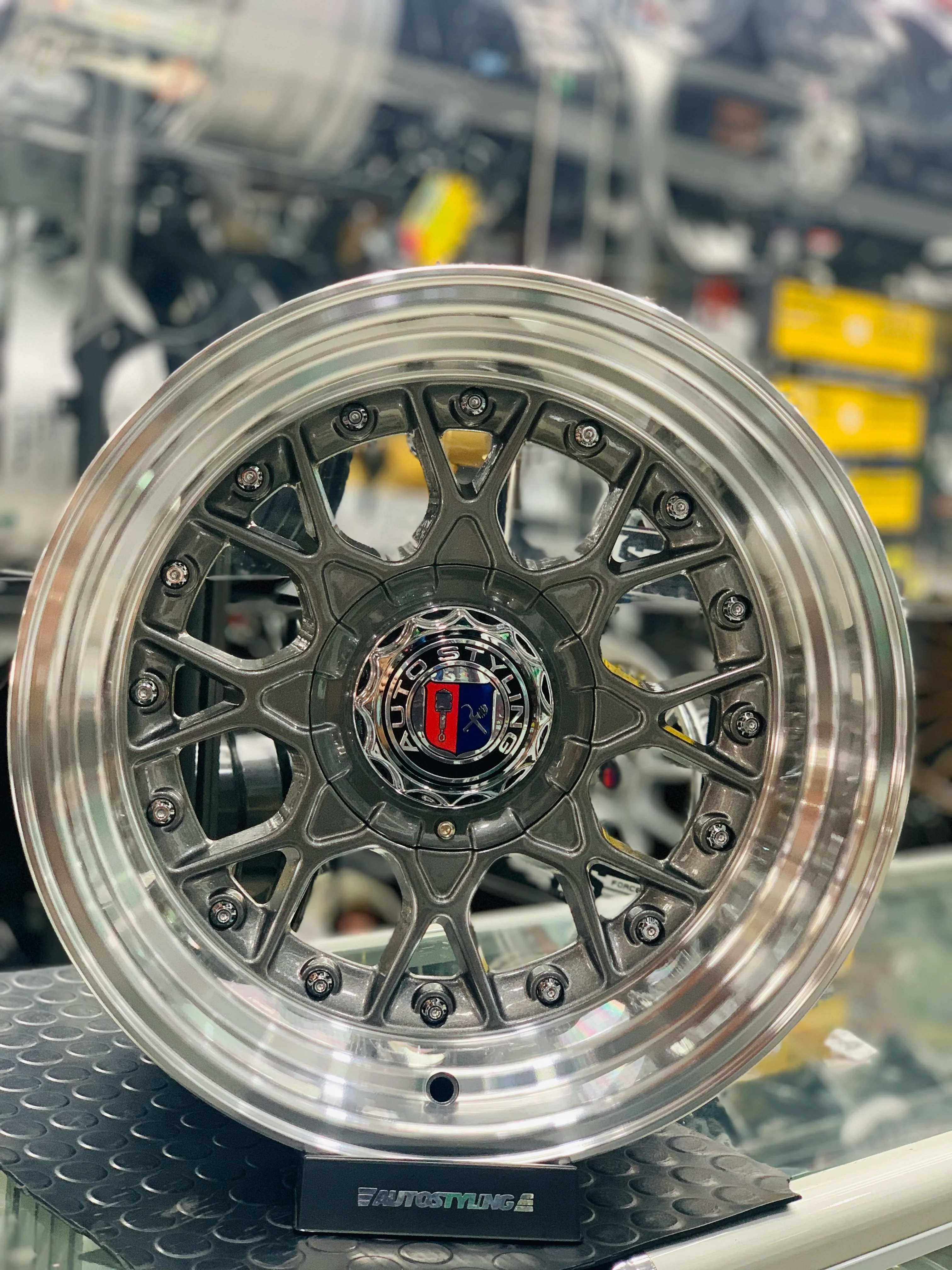 15'' AS- RC2 GUNMETAL   4/100 4/114 WHEELS - Image 8