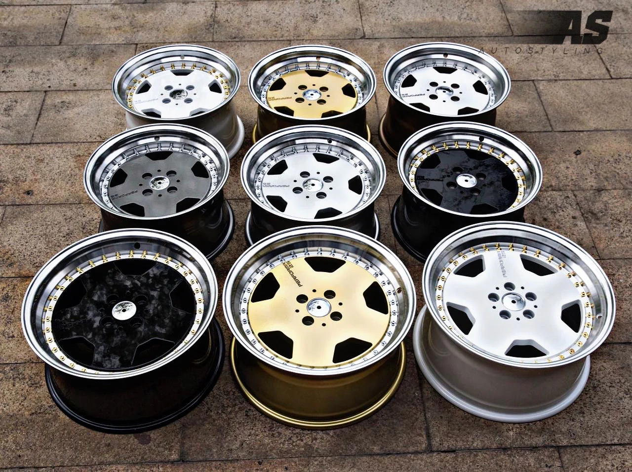 17''  AS-AMG PERFORMA M/ BLOCK 4/100 & 5/100 WHEELS - Image 11