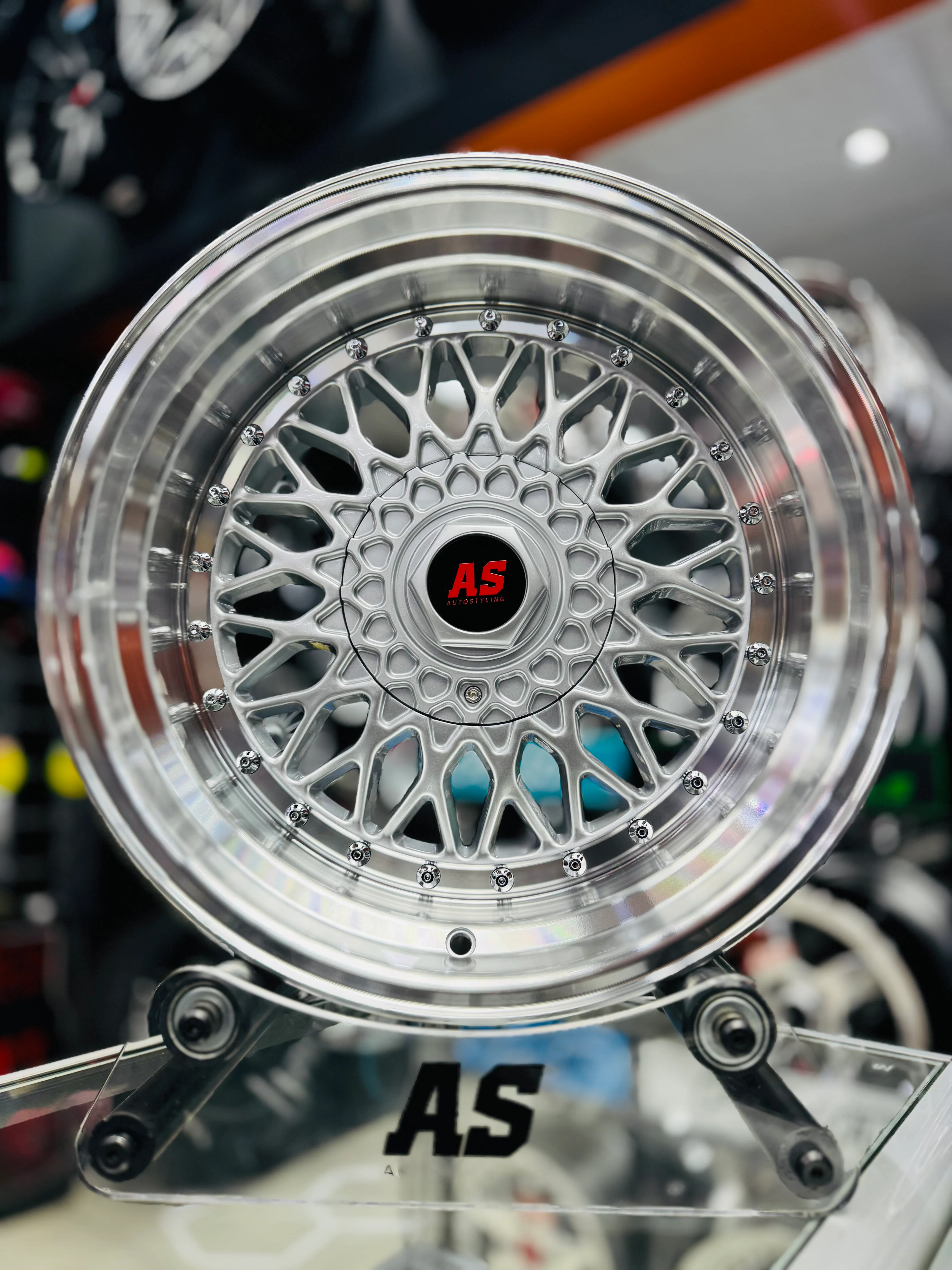 17” AS-MESH 8.5/10j 4/100 4/114 SILVER - Image 3