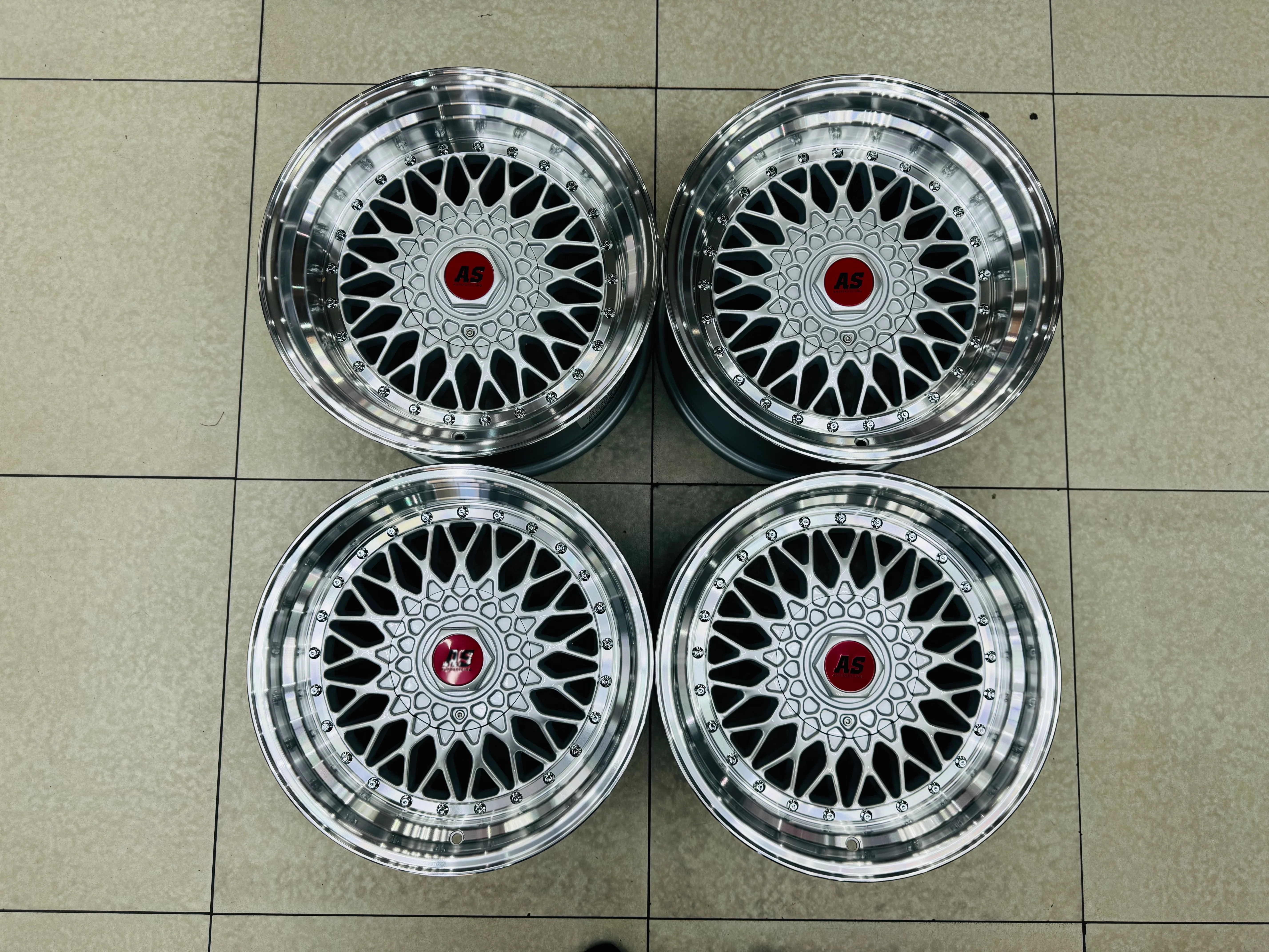 17” AS-MESH 8.5/10j 4/100 4/114 SILVER - Image 13