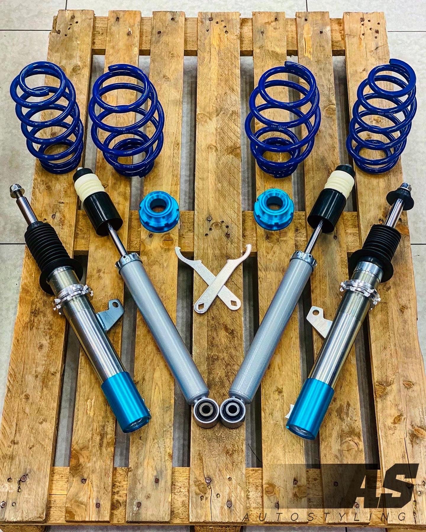 ARC COILOVERS VW GOLF & JETTA MK5 / MK6 & AUDI 8p BLUE or yellow - Image 4
