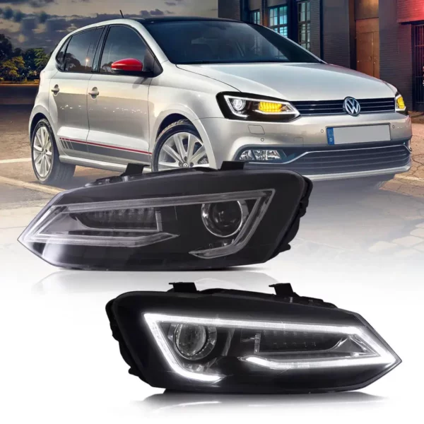 VLAND VW POLO 6 TUBE LED HEADLIGHT - Image 16