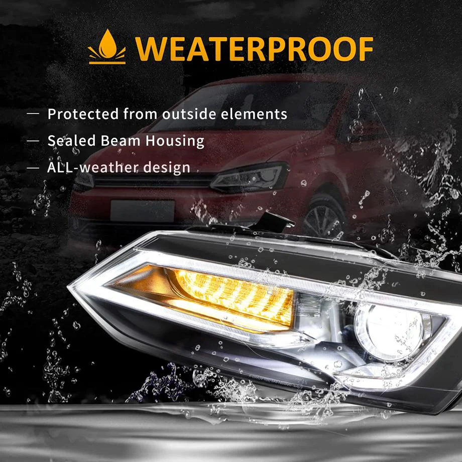VLAND VW POLO 6 TUBE LED HEADLIGHT - Image 19